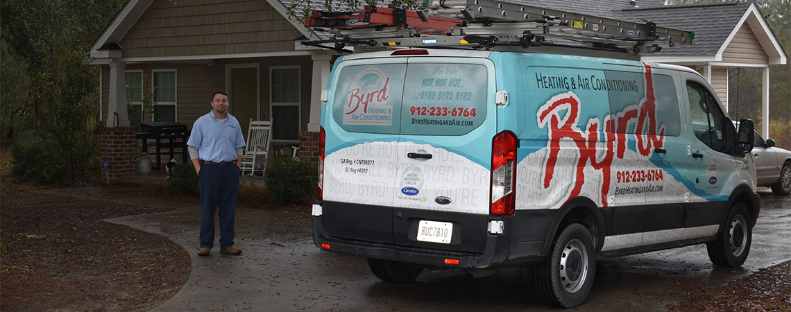 Byrd Heating And Airconditioning Tech Byvan