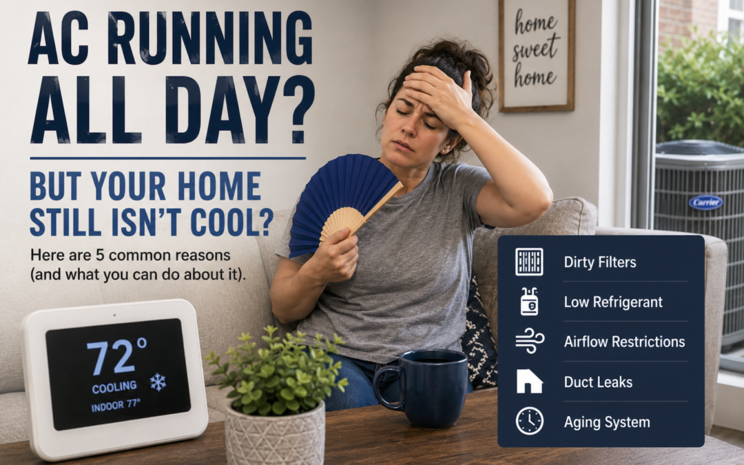 AC running all day while homeowner struggles to keep house cool during a Savannah summer
